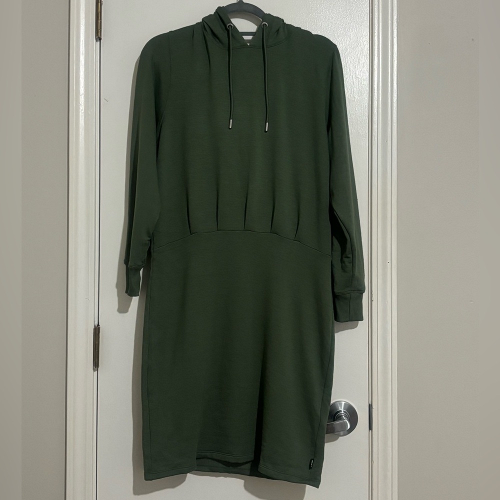 DKNY Sport long sleeve hoodie dress